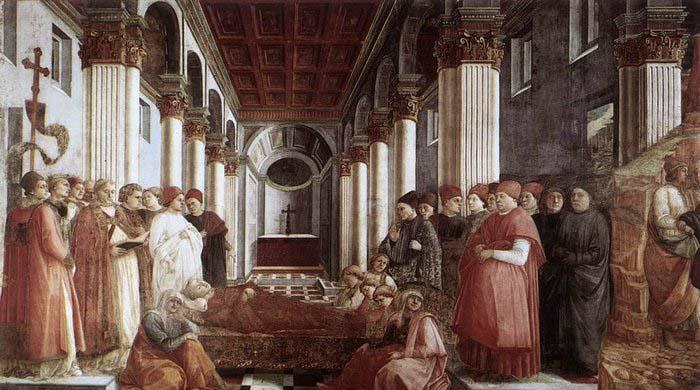 Fra Filippo Lippi The Saint-s Funeral china oil painting image